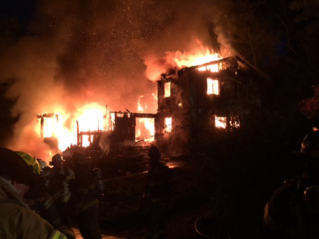 May 24, 2015 - Structure Fire - Steven Smith Drive, Putnam Valley NY - Photo by A. Pattie