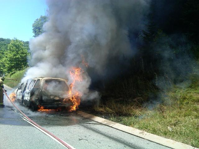 Vehicle Fire TSP 7-03-10 - Photo taken by Firefighter Jason Cobb