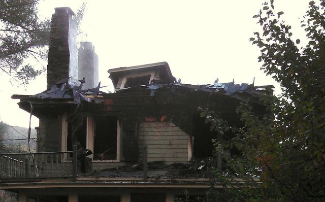 House fire on Peekskill Hollow Road 10/21/12