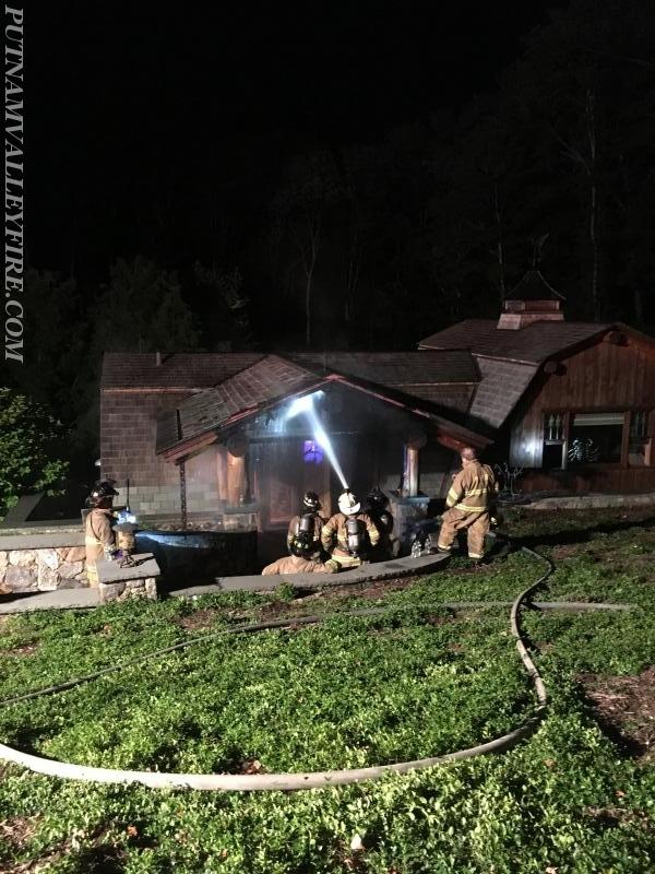 7/24/2016 - Structure Fire off Church Road - Photo's courtesy of Captian K. Rohrauer and FF Anthony Proetta, Jr