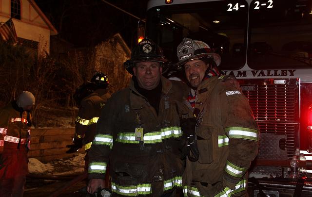 House Fire Lake Peekskill 1/26/13
FF Rush and 2nd LT DiMarco