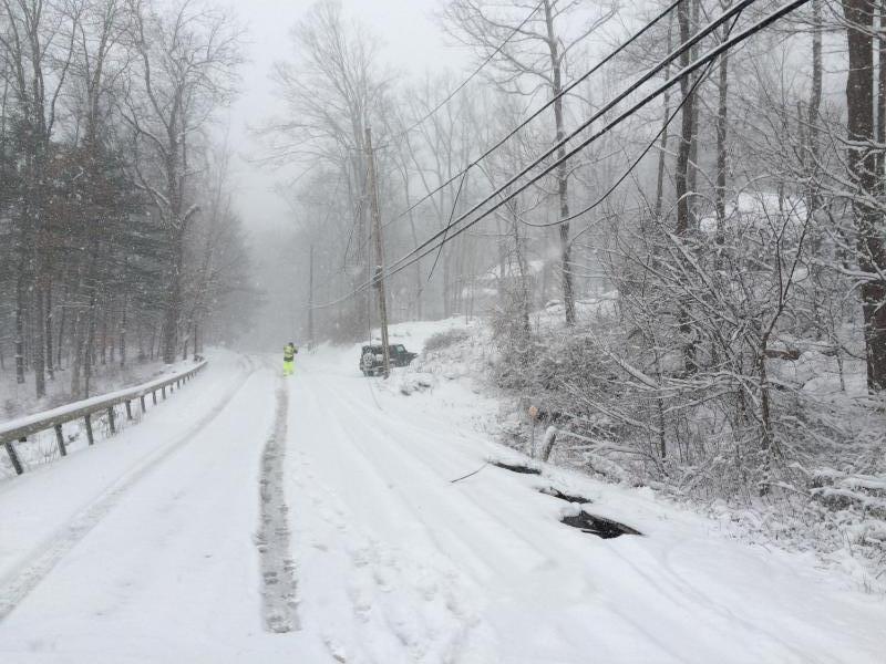 Snow Storm January 23rd 2016 - wires down - Photo by Anthony Proetta Jr.