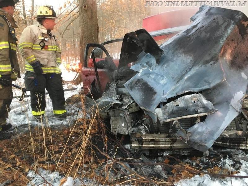 1/10/18 - PIAA 2 car - fire/rollover 