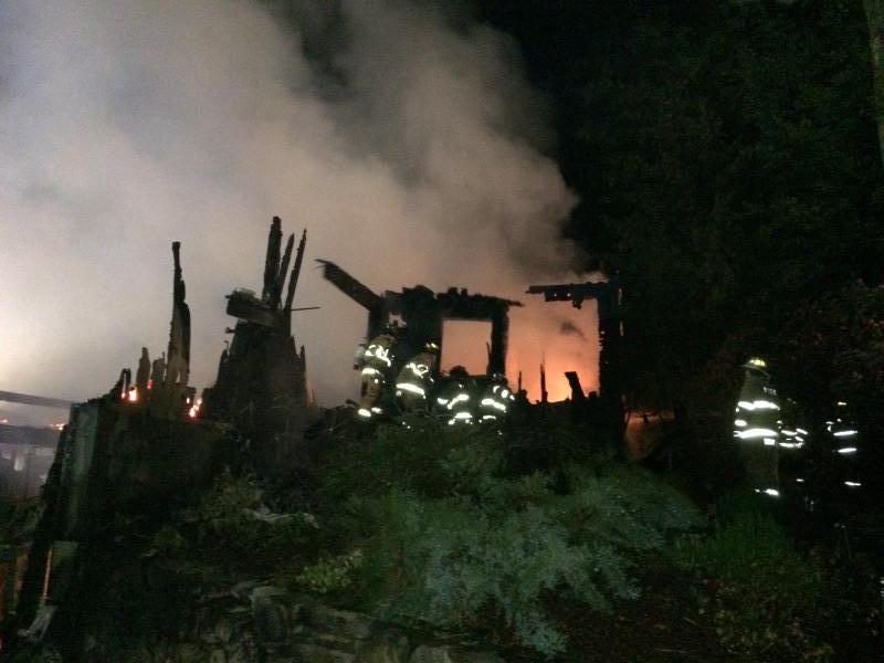 May 24, 2015 - Structure Fire - Steven Smith Drive, Putnam Valley NY Photo Courtesy of A. Proetta Jr.