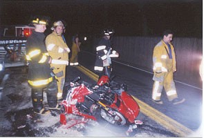 Motorcycle accident