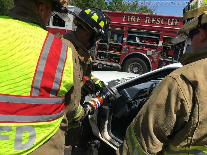 5-21-17 Extrication Demo at PVVAC Open House